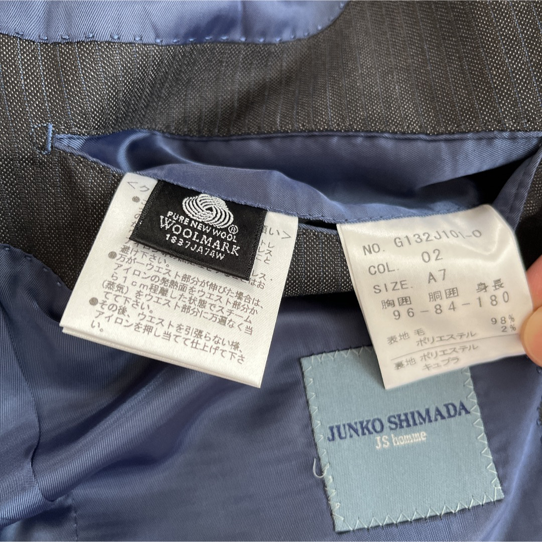 新品　JUNKO SHIMADA 3ピースメンズ スーツ 3