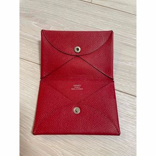 エルメス(Hermes)のHERMES カルヴィ(名刺入れ/定期入れ)