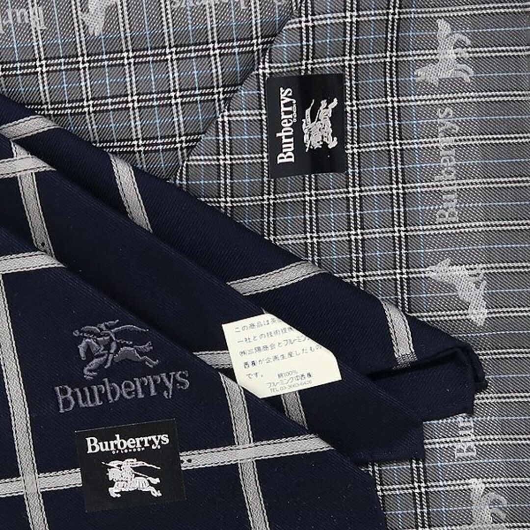 BURBERRY バーバリーメンズハンカチ2枚セット未使用 - ハンカチ