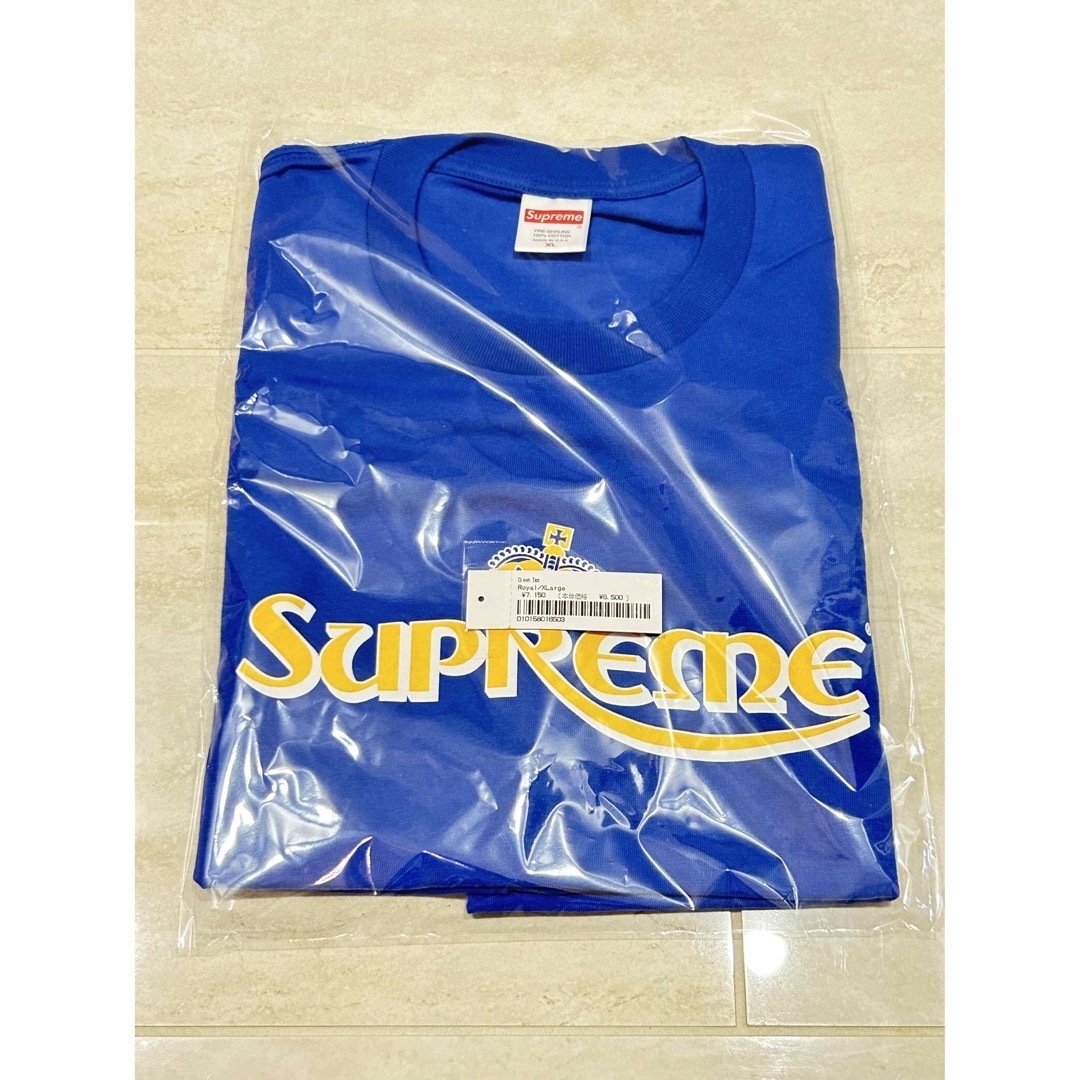 【ロイヤル XL】Supreme "Royal" クラウンTシャツ ブルー 青
