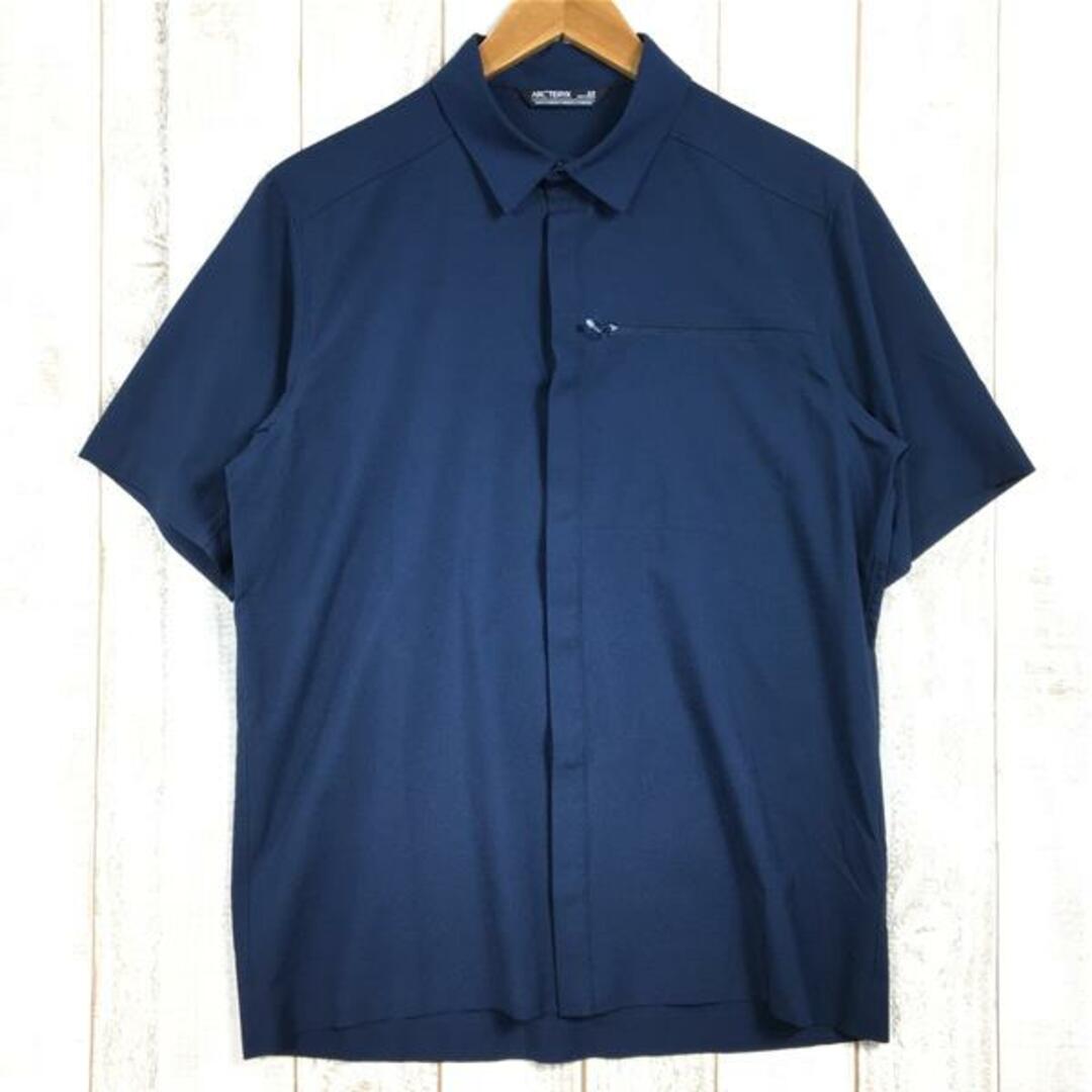 MENs S アークテリクス スカイライン ショートスリーブ シャツ Skyline SS Shirt ARCTERYX 25214 ネイビー系 |  フリマアプリ ラクマ