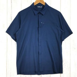 アークテリクス(ARC'TERYX)のMENs S  アークテリクス スカイライン ショートスリーブ シャツ Skyline SS Shirt ARCTERYX 25214 ネイビー系(その他)