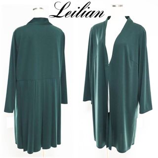 leilian - 《レリアン》新品 薄手 ロングカーディガン 羽織り物 コート