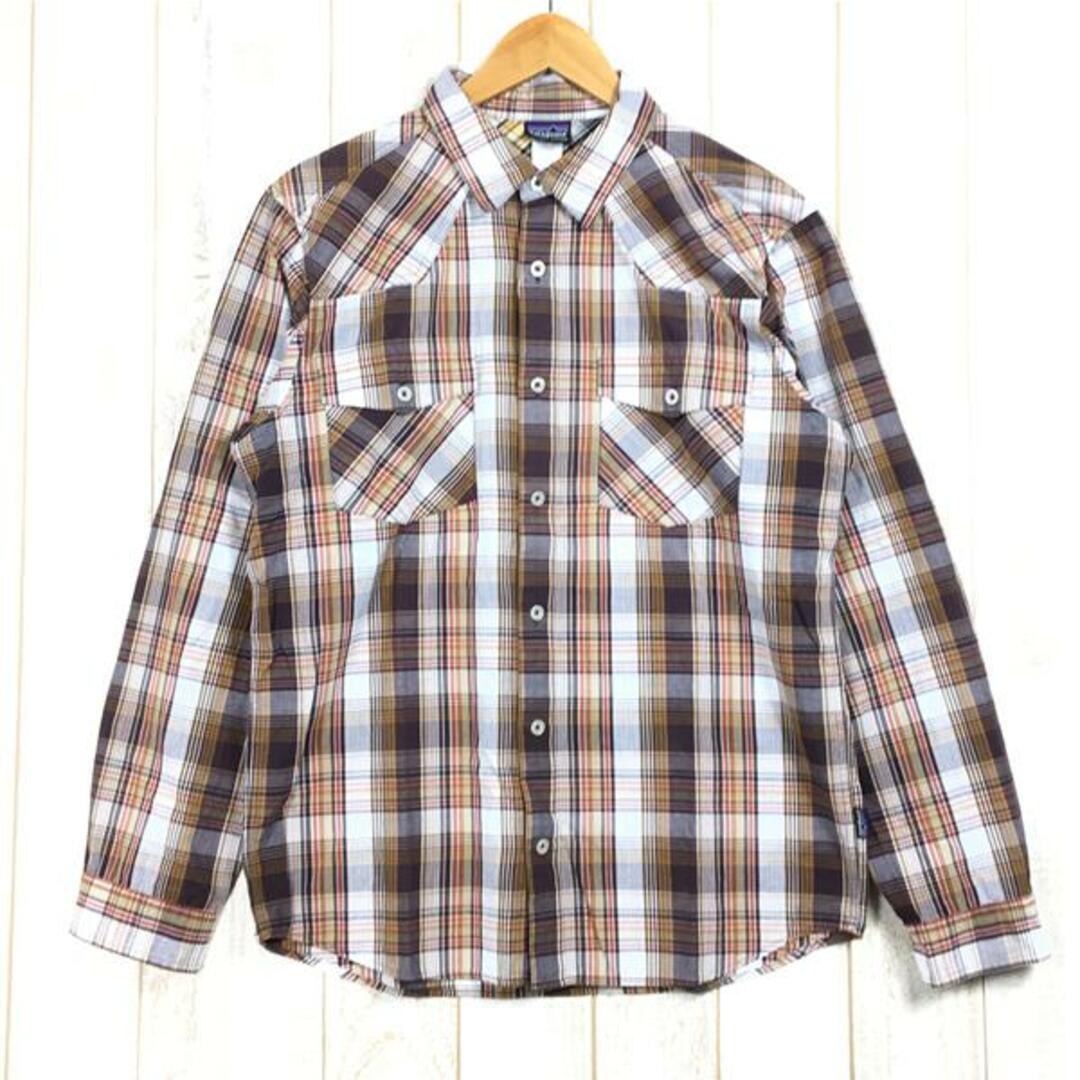 MENs S  パタゴニア 2010 ロングスリーブ グッド シャツ Long-Sleeved Good Shirt 生産終了モデル 入手困難 PATAGONIA 52250 NAO Norm: Acorn ブラウン系