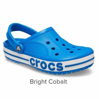 クロックス(crocs)の新品 28㎝ クロックス バヤバンド クロッグ ブルー(サンダル)