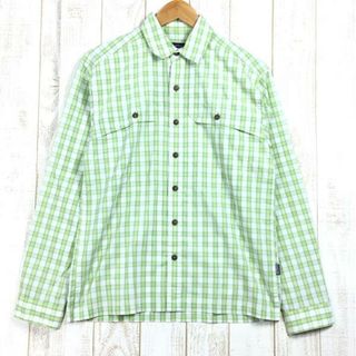 パタゴニア(patagonia)のMENs XS  パタゴニア 2012 ロングスリーブ アイランドホッパー シャツ Long-Sleeved Island Hopper Shirt 生産終了モデル 入手困難 PATAGONIA 52179 LEN グリーン系(その他)