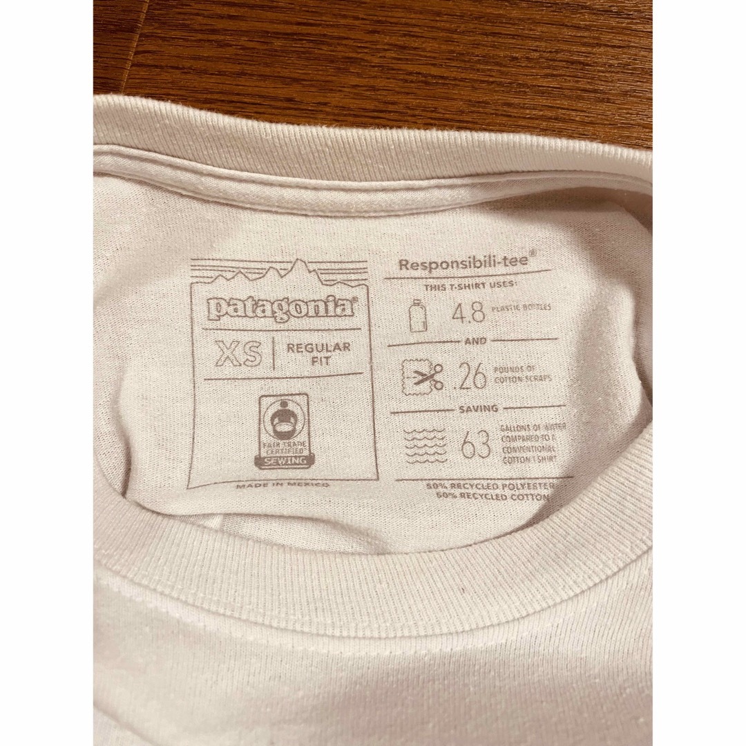 patagonia(パタゴニア)のPatagonia パタゴニア　白　Tシャツ　半袖 メンズのトップス(Tシャツ/カットソー(半袖/袖なし))の商品写真