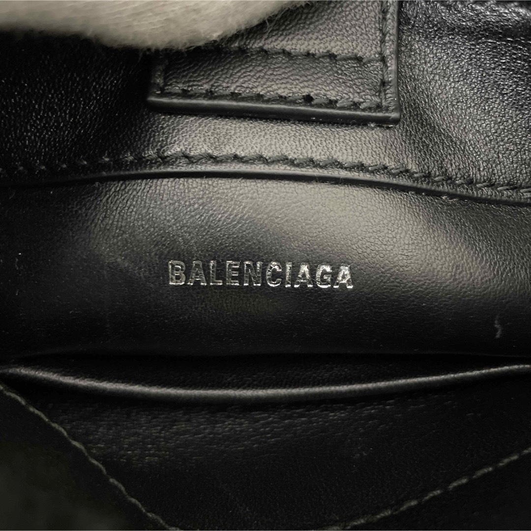 Balenciaga 美品 2way ロゴ ファー ハンドバッグ バレンシアガ