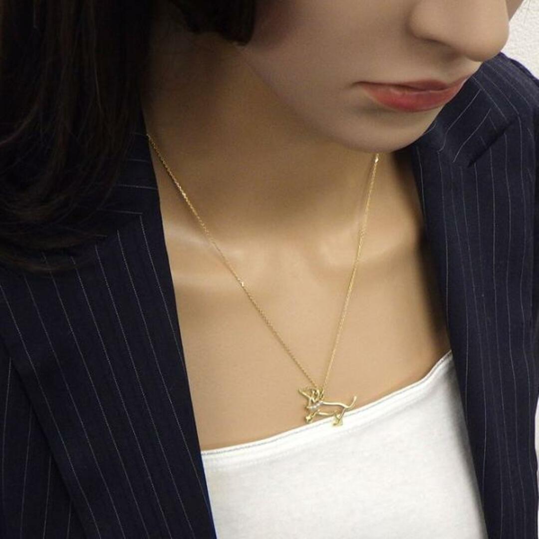 タサキ 田崎真珠 TASAKI ネックレス プリティ イン パールズ ダックスフンド マギー 2012-2013 AW コレクション 廃盤品 レア 4ポイント ベビー パール 2mm珠 K18YG