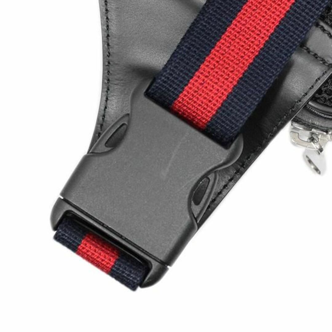 美品 グッチ バッグ GGスプリーム ボディバッグ ブラック 05975