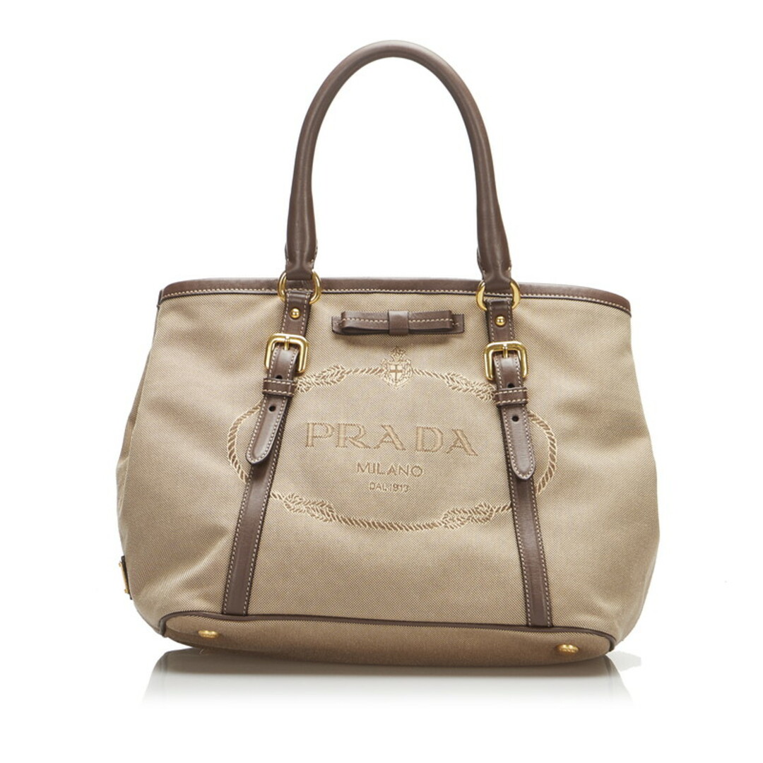 PRADA - プラダ ロゴジャガード ハンドバッグ ショルダーバッグ 2WAY PRADA - プラダ ロゴジャガード ハンドバッグ ショルダーバッグ 2WAY