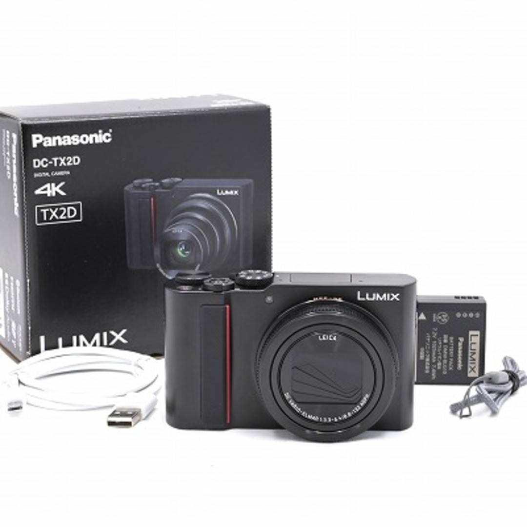 Panasonic(パナソニック)のPanasonic LUMIX DC-TX2D スマホ/家電/カメラのカメラ(コンパクトデジタルカメラ)の商品写真