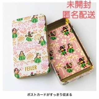 フェイラー(FEILER)の【SALE 】FEILER　缶ボックスと華やぎポストカード10枚(ファッション)