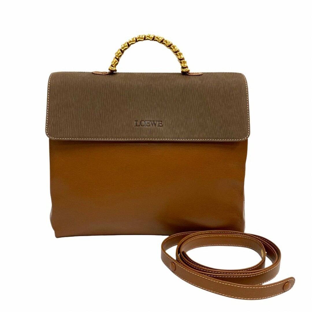 LOEWE - 極 美品 LOEWE ロエベ ロゴ ベラスケス ツイストハンドル 金具