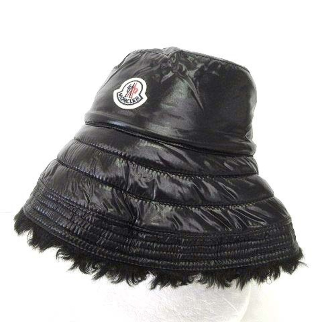 モンクレール☆MONCLER☆帽子☆ブラック☆Sサイズ☆超美品-