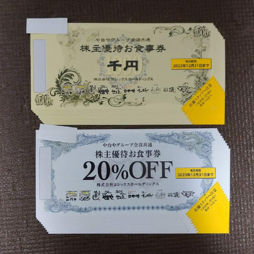 ヨシックス や台ずし 他 10000円分他 株主優待 | www.abconsulex.it