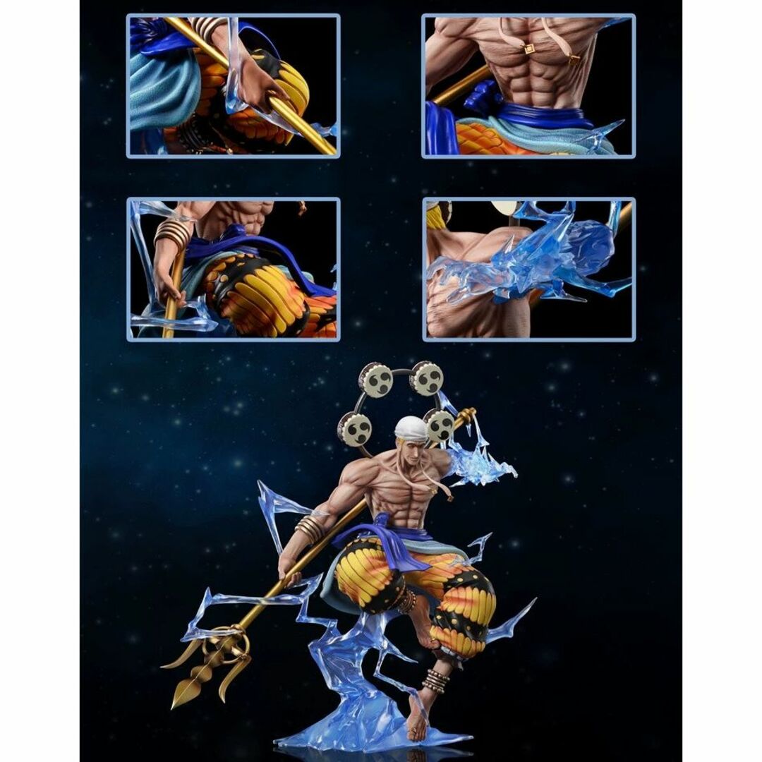 ワンピース 神 エネル ゴッド フィギュア ガレージキット popサイズ ワンピース 神 エネル ゴッド フィギュア ガレージキット popサイズ