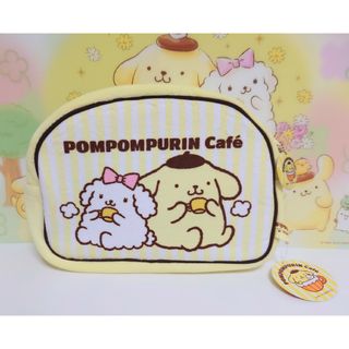 ポムポムプリン(ポムポムプリン)のポムポムプリンカフェ　ポーチ　ポムポムプリン(キャラクターグッズ)