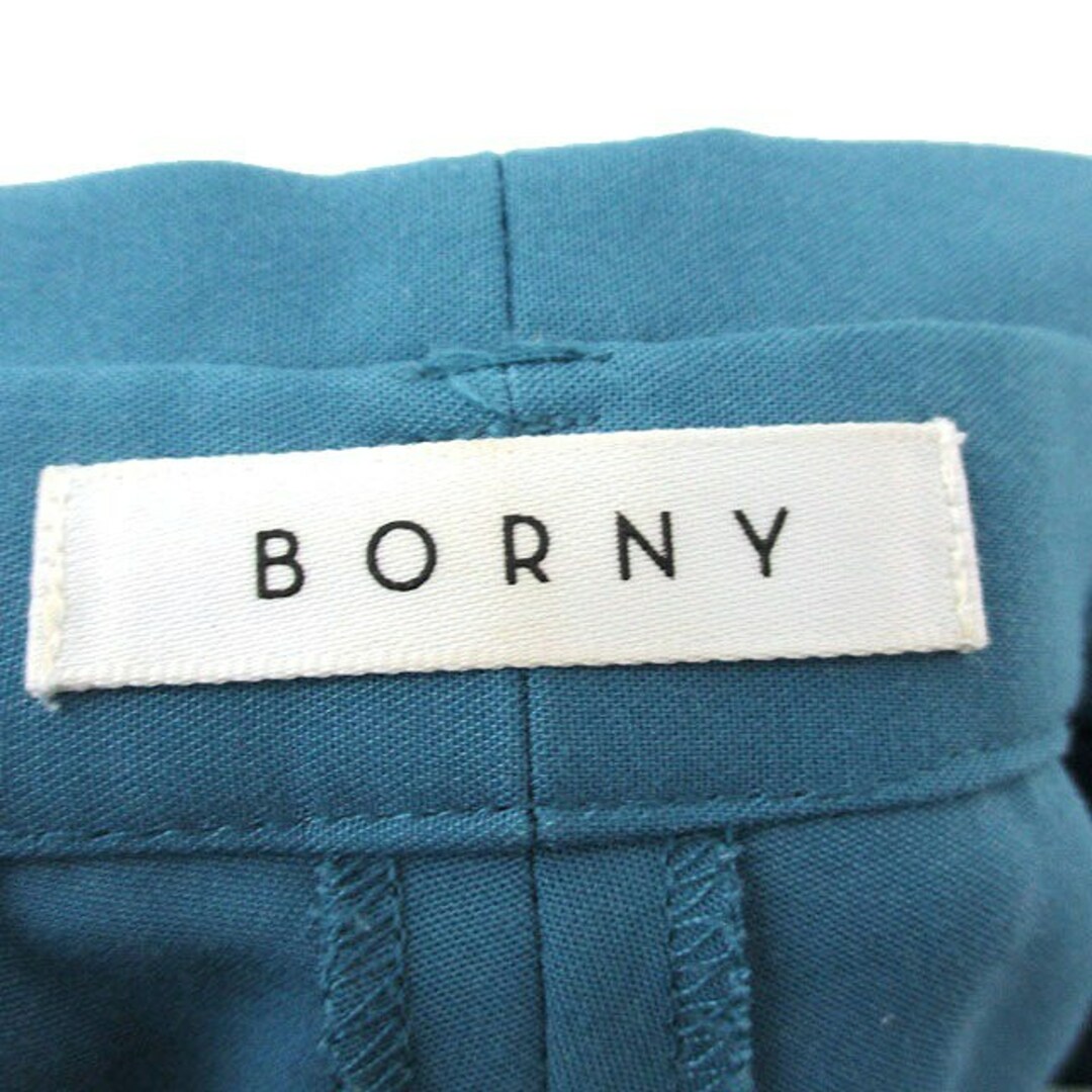 BORNY(ボルニー)のボルニー BORNY パンツ テーパード ギャザー センタープレス リボン レディースのパンツ(その他)の商品写真