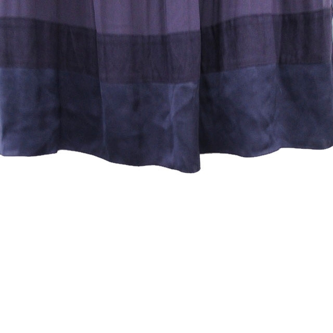 UNTITLED(アンタイトル)のアンタイトル UNTITLED スカート プリーツ ミニ シンプル 2 パープル レディースのスカート(ミニスカート)の商品写真