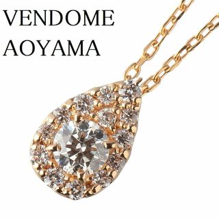 ヴァンドームアオヤマ(Vendome Aoyama)のヴァンドーム青山 ダイヤネックレス 0.12ct K18YG 【12326】(ネックレス)