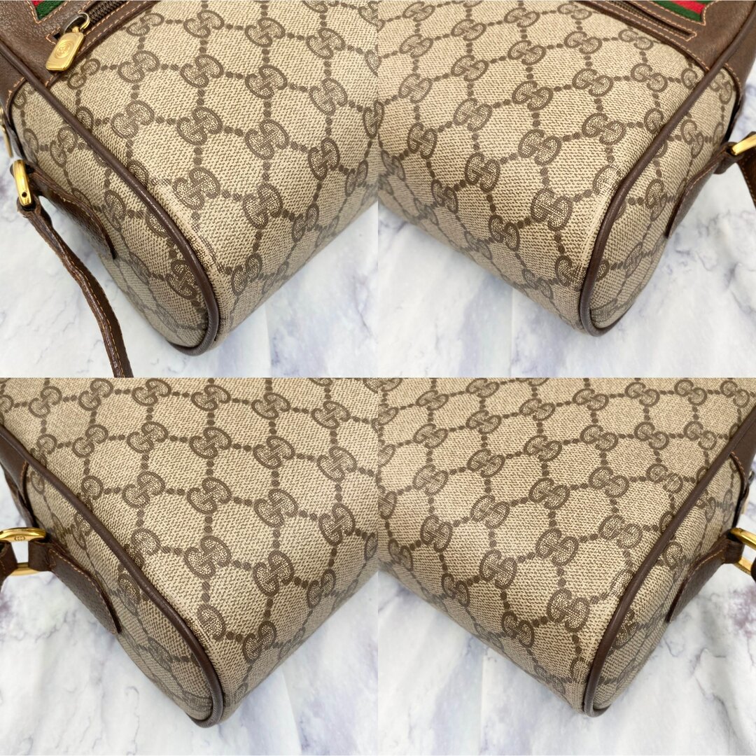 美品】オールドグッチ☆ショルダーバッグ シェリーライン レザー 美品】オールドグッチ☆ショルダーバッグ シェリーライン レザー