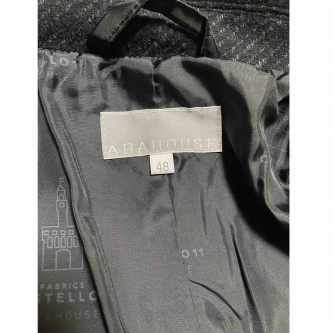 ABAHOUSE(アバハウス)のアバハウス ABAHOUSE ロングコート　ロングジャケット　48 メンズのジャケット/アウター(チェスターコート)の商品写真