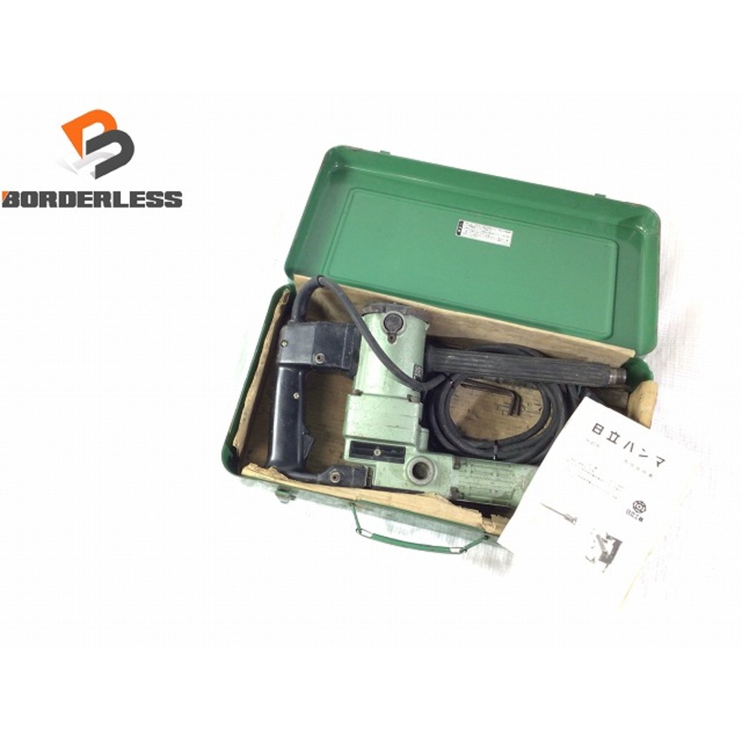 ☆中古品☆HITACHI 日立工機 100V 電動ハンマー H41 ケース付 六角軸 ☆中古品☆HITACHI 日立工機 100V 電動ハンマー H41 ケース付 六角軸