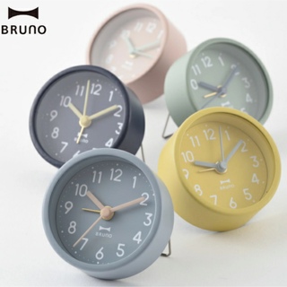 ブルーノ(BRUNO)のBRUNO ラウンドリトルクロック ミニ置き時計 くすみピンク(置時計)