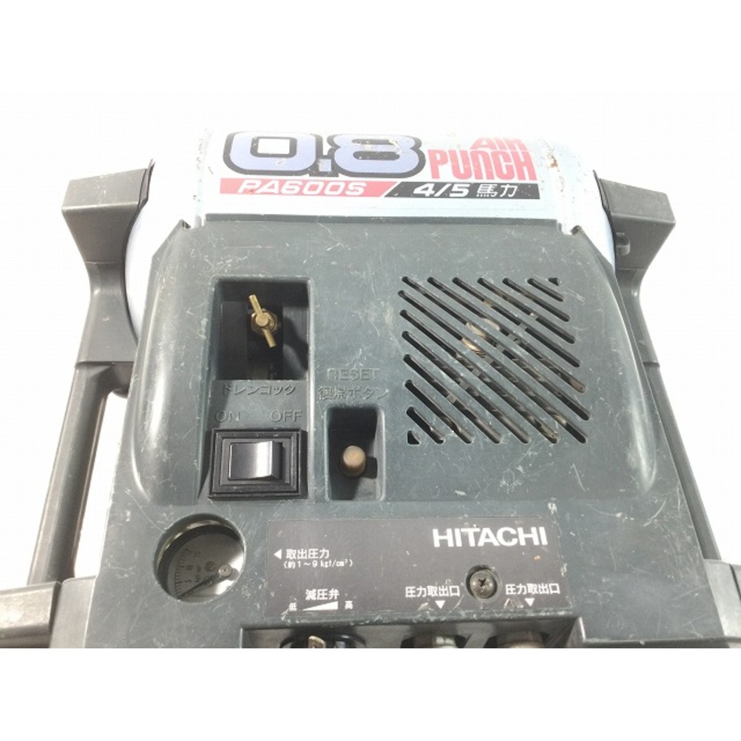 日立 - ☆中古品☆HITACHI 日立工機 常圧エアコンプレッサー 日立 - ☆中古品☆HITACHI 日立工機 常圧エアコンプレッサー