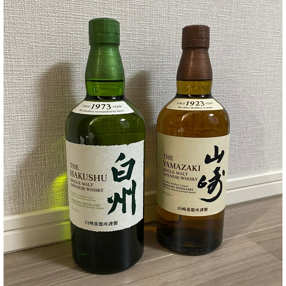 サントリー山崎700ml、白州700ml