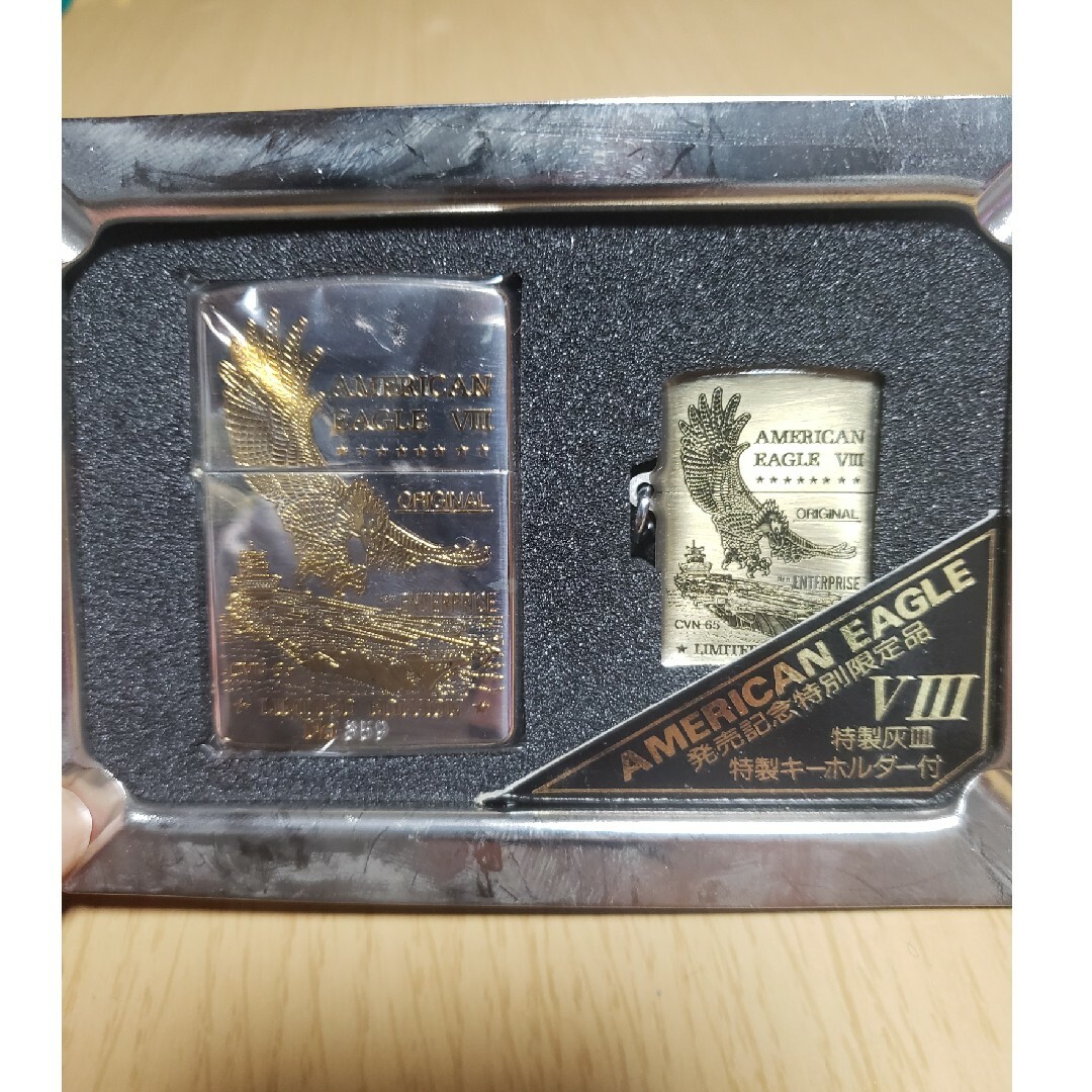 ZIPPO(ジッポー)のZIPPO☆AMERICAN EAGLE Ⅷ☆特別限定品 新品 最終値下 メンズのファッション小物(タバコグッズ)の商品写真