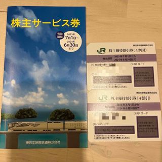 東日本旅客鉄道　株主優待券2枚　2024年6月30日まで(その他)