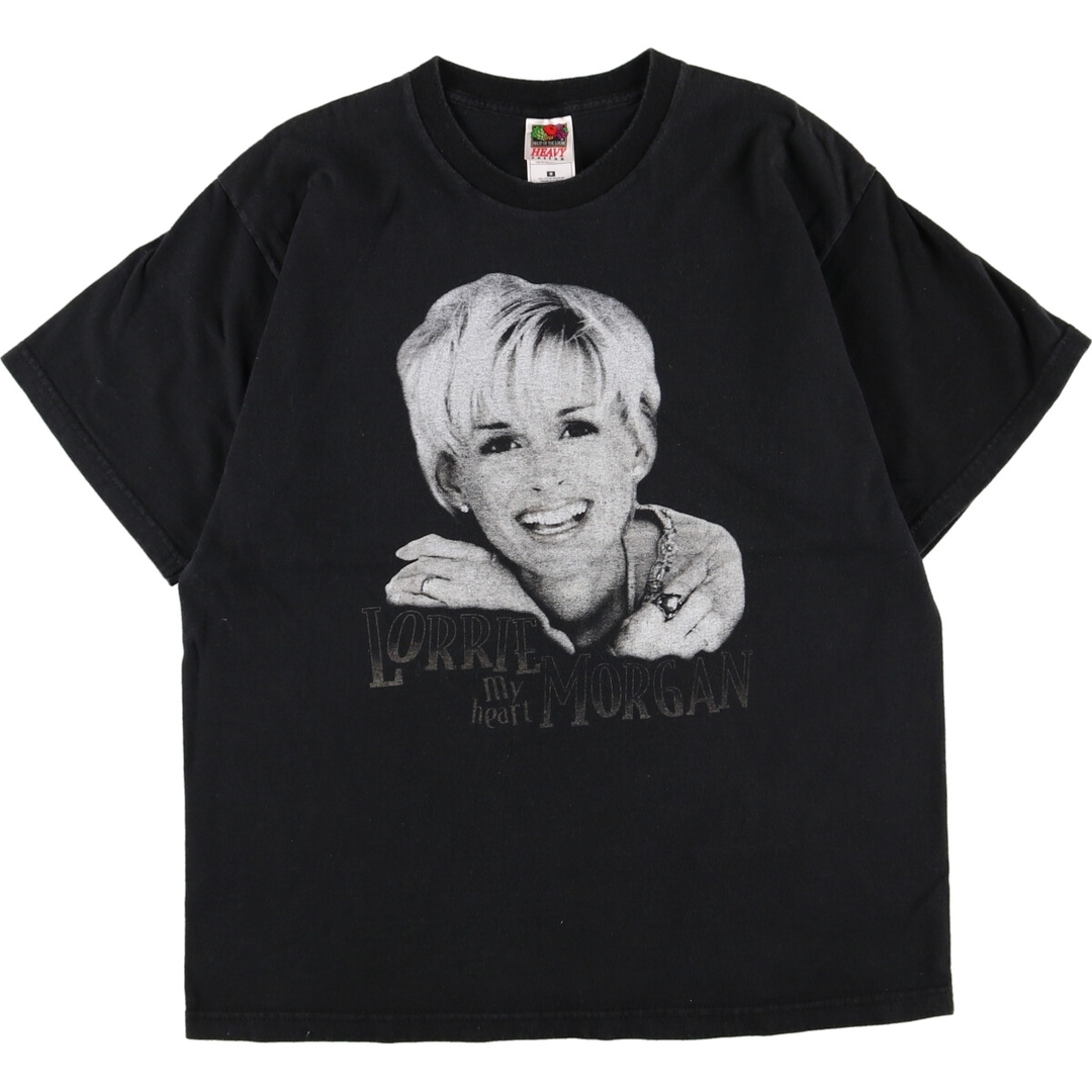 90年代 フルーツオブザルーム FRUIT OF THE ROOM LORRIE MORGAN ロリーモーガン バンドTシャツ バンT メンズM ヴィンテージ /eaa347167M着丈