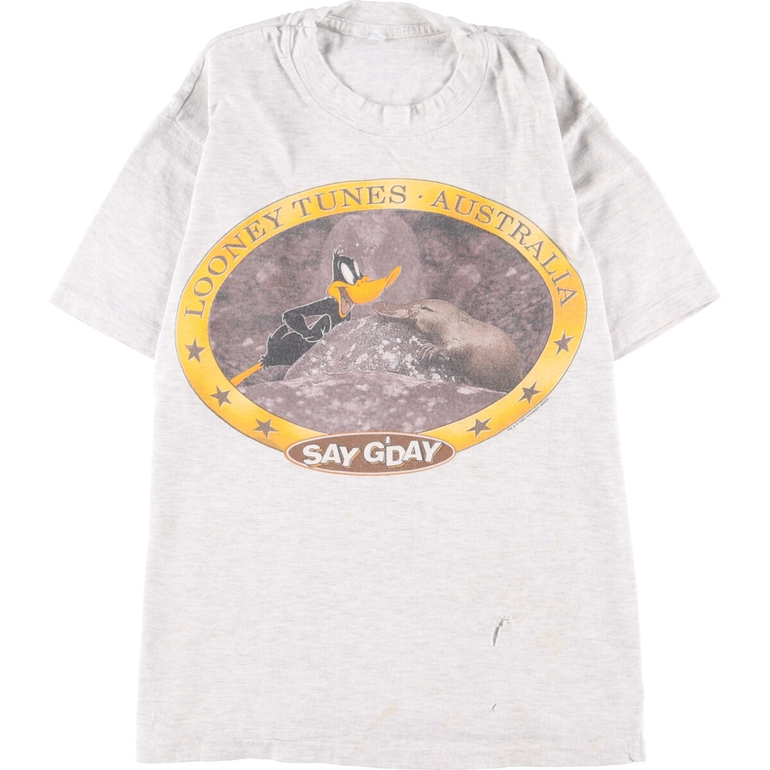 古着 90年代 LOONEY TUNES ルーニーテューンズ ダフィーダック キャラクタープリントTシャツ メンズS ヴィンテージ /eaa347489 | フリマアプリ ラクマ