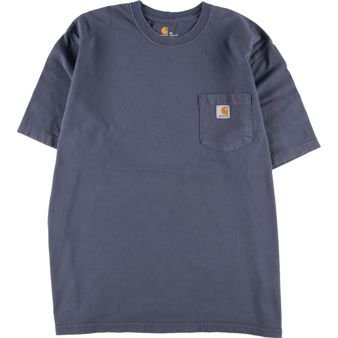 カーハート Carhartt ORIGINAL FIT 半袖 ワンポイントロゴポケットTシャツ メンズXL /eaa348063