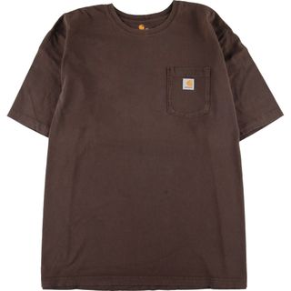 カーハート(carhartt)の古着 カーハート Carhartt ORIGINAL FIT 半袖 ワンポイントロゴポケットTシャツ メンズXXXL /eaa348067(Tシャツ/カットソー(半袖/袖なし))