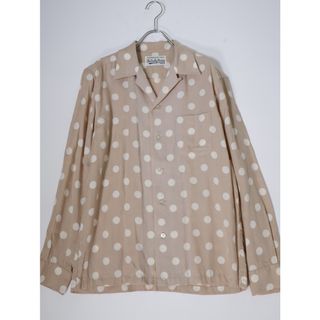 ワコマリア(WACKO MARIA)のWACKO MARIAワコマリア 2018AW DOTS OPEN COLLAR SHIRT L/S長袖レーヨン ドット柄オープンカラーシャツ【M】【MSHA71811】(その他)