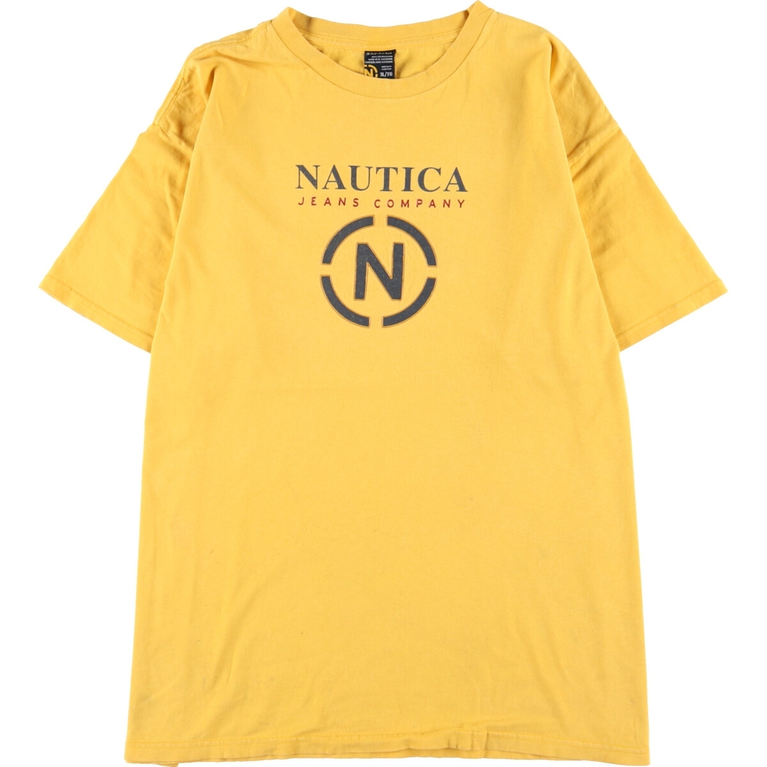ノーティカ NAUTICA JEANS COMPANY 半袖 プリントTシャツ メンズL /eaa348065