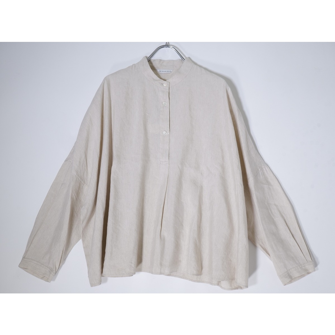 A\u0026S アーツアンドサイエンス　Long night shirt アイボリー