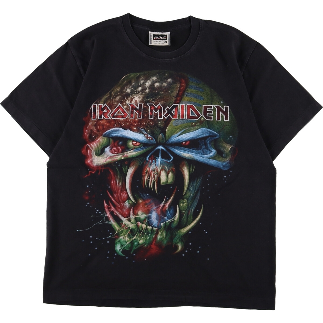 L着丈THE ROXX IRON MAIDEN アイアンメイデン バンドTシャツ バンT メンズL /eaa347476