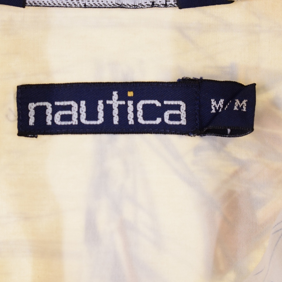 NAUTICA(ノーティカ)の古着 ノーティカ NAUTICA 総柄 半袖 ボタンダウンシャツ メンズL /eaa339600 メンズのトップス(シャツ)の商品写真