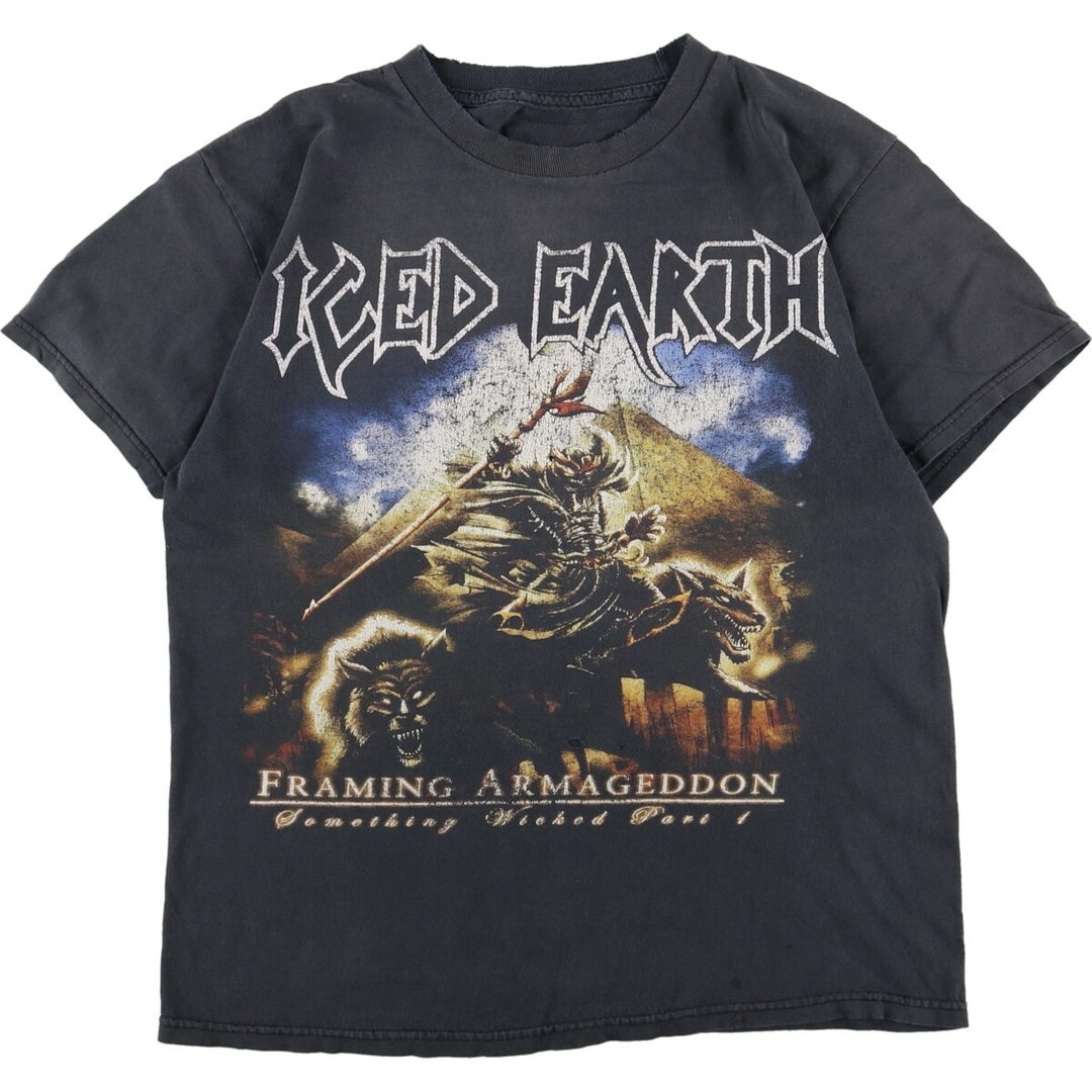 ICED EARTH アイスドアース バンドTシャツ バンT メンズM /eaa347165