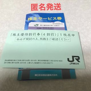 JR東日本株主優待割引券1枚、株主サービス券1冊(その他)