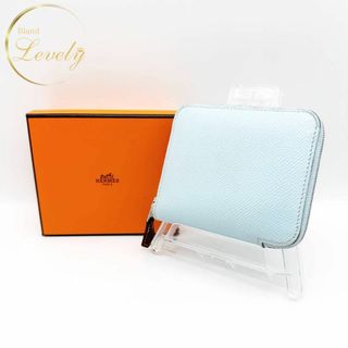 エルメス(Hermes)の週末セール　エルメス　アザップコンパクト　シルクイン　エプソン　財布　ブルー　青(財布)