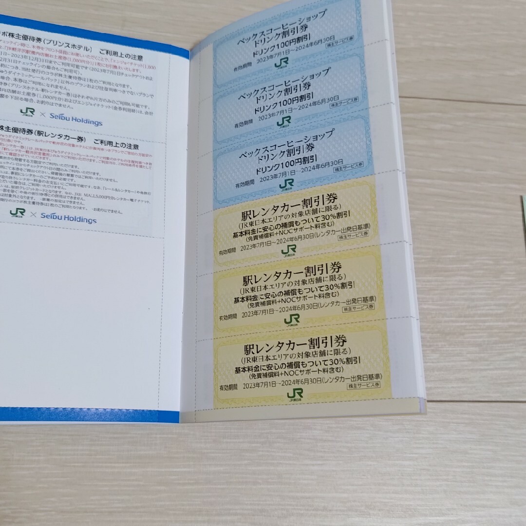 未使用　JR東日本　株主優待券　一枚　四割引 チケットの優待券/割引券(その他)の商品写真