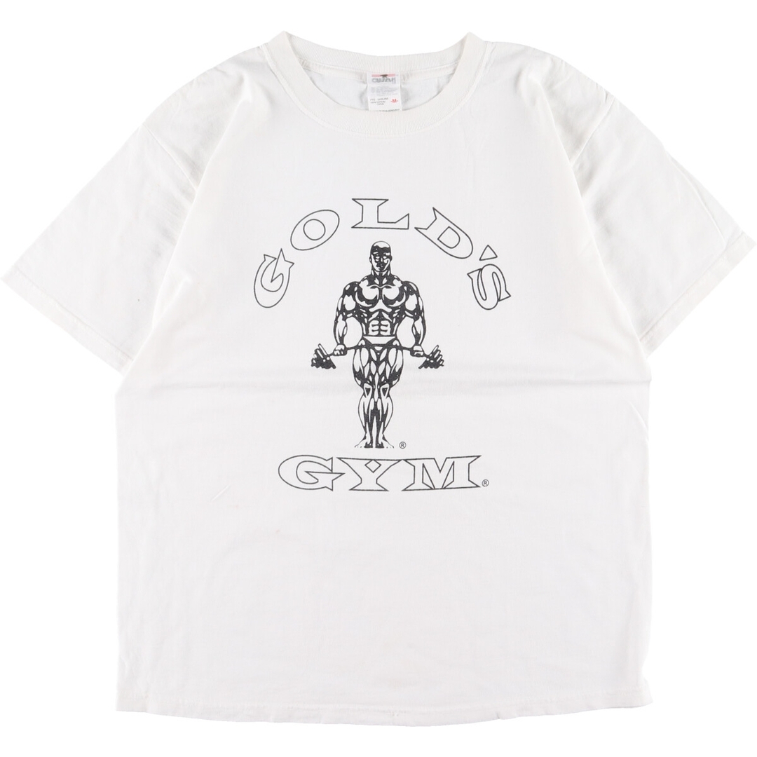 00年代 anvil GOLDS GYM アドバタイジングTシャツ メンズM /eaa346659