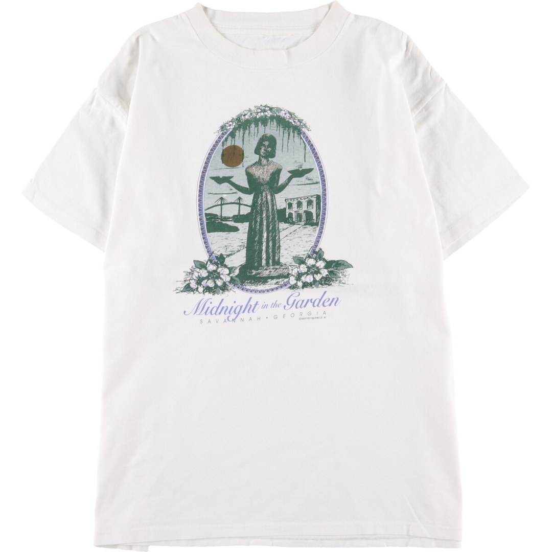 90年代 MIDNIGHT IN THE GARDEN プリントTシャツ メンズXL ヴィンテージ /eaa348091不明年代