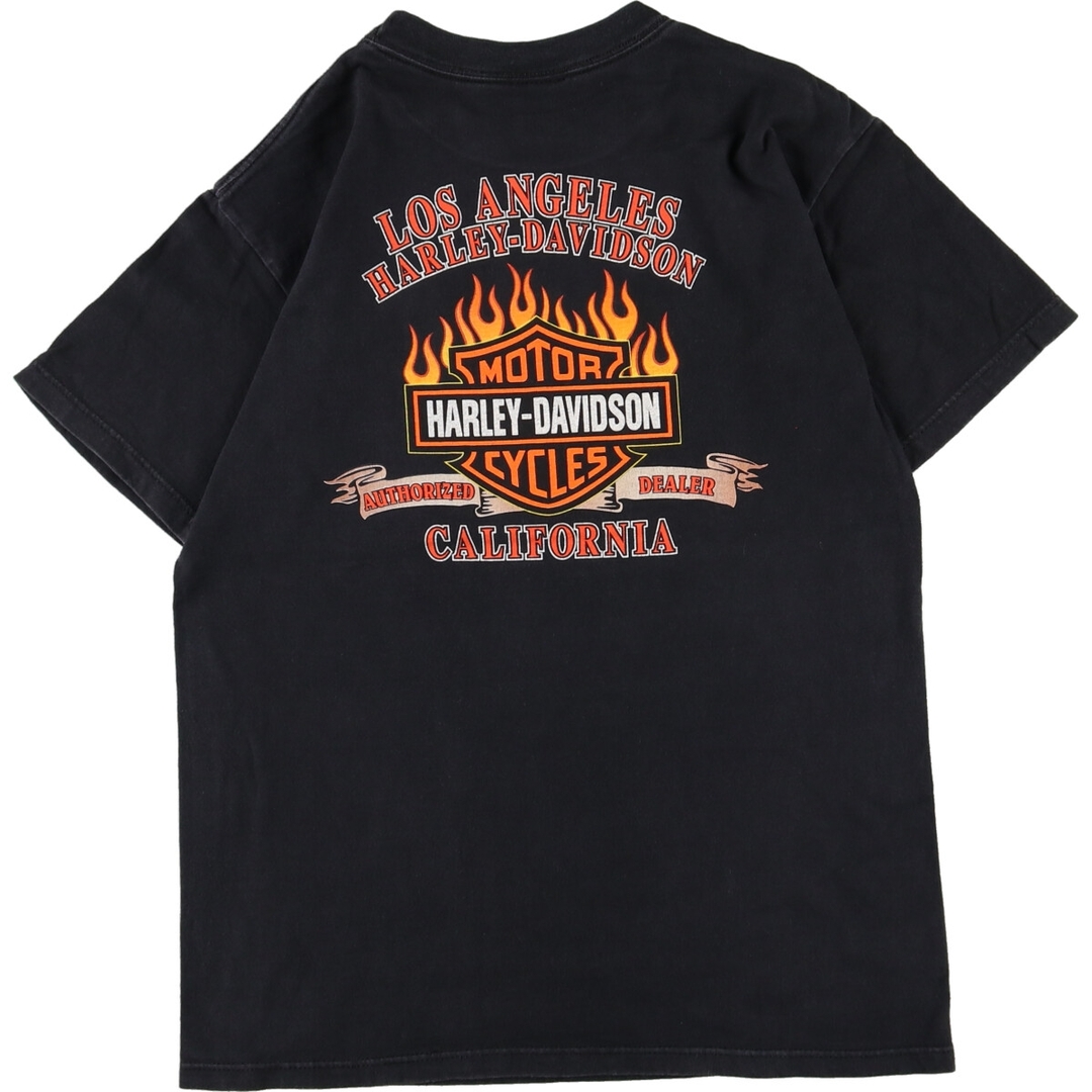 Harley Davidson(ハーレーダビッドソン)の古着 HOLOUBEK Harley-Davidson ハーレーダビッドソン 両面プリント モーターサイクル バイクTシャツ USA製 メンズM /eaa348923 メンズのトップス(Tシャツ/カットソー(半袖/袖なし))の商品写真