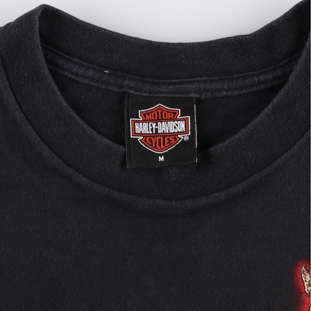 Harley Davidson(ハーレーダビッドソン)の古着 HOLOUBEK Harley-Davidson ハーレーダビッドソン 両面プリント モーターサイクル バイクTシャツ USA製 メンズM /eaa348923 メンズのトップス(Tシャツ/カットソー(半袖/袖なし))の商品写真